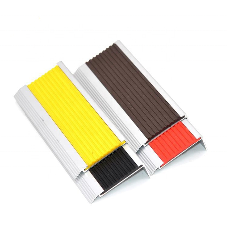 Non Slip Outdoor Edge Trim Protection Flooring Stairs Laminate Nose PVC Stair Tread Strip Nosing