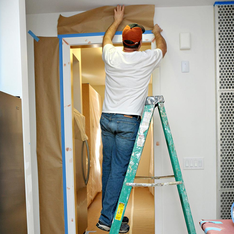 Best High Quality Paintproof Brown Masking Kraft Paper Roll for Car Auto Paint Automotive Painting Covering