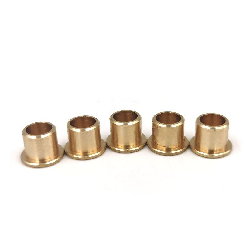 Custom Thin Wall Brass Small Bush Bronze Flange Guide Bushing