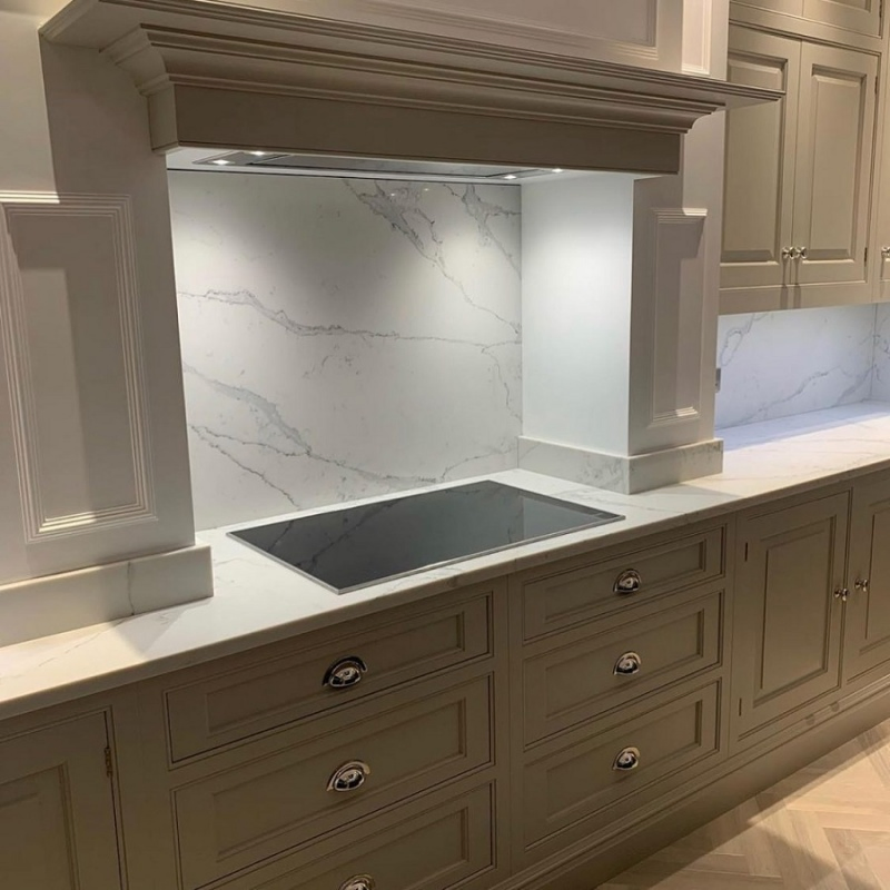 Artificial Calacatta Borghini Quartz for Countertop