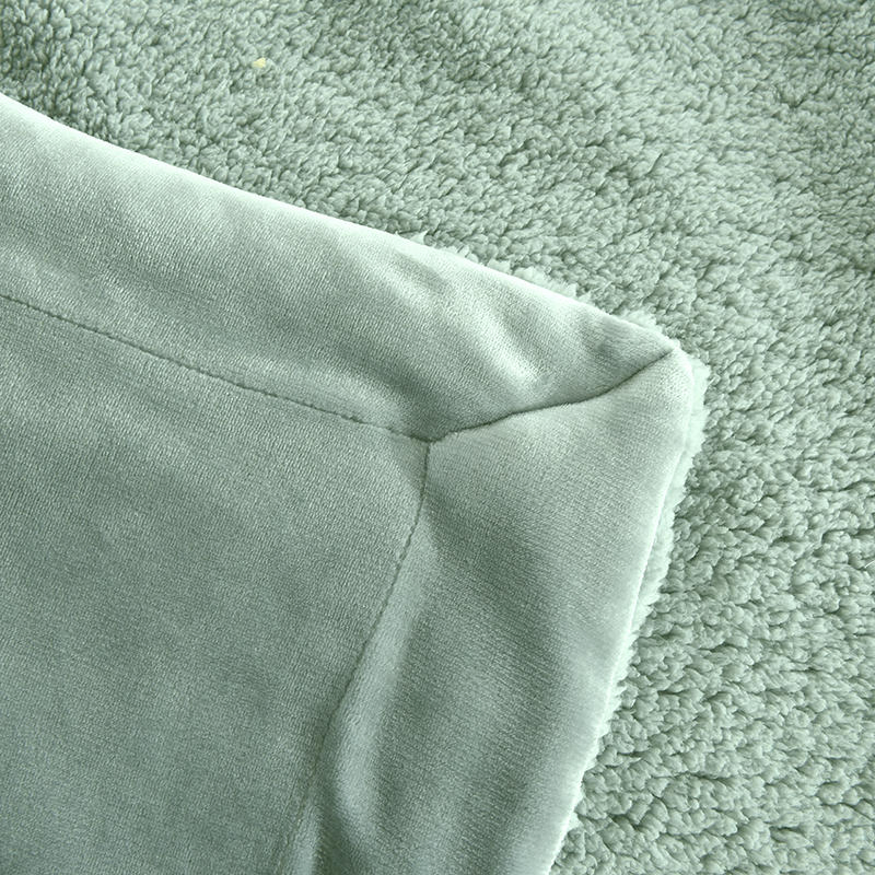 Теплый плед для пикника, светло-зеленый, Queen Size