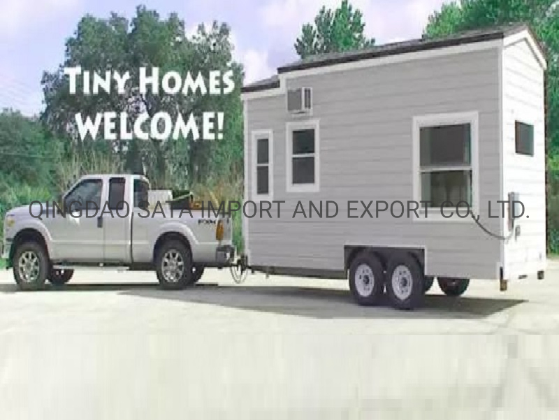 Simple Steel Frame Tiny House on Wheels Trailer Travel Home