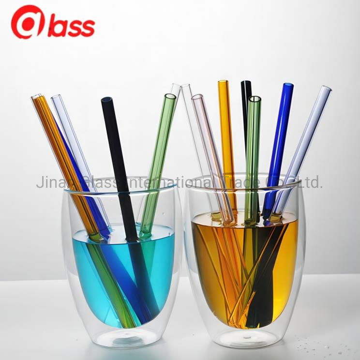 Wine Glass with Straw Can Glass with Lid and Straw Beer Glass Can with Bamboo Lid and Straw