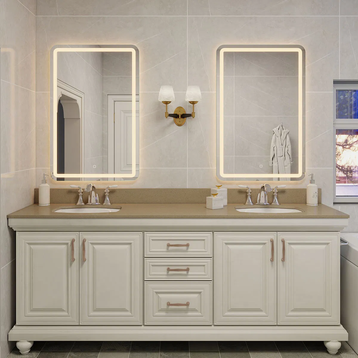 New and Popular Design Multi-Function LED Smart Mirror for Bathroom