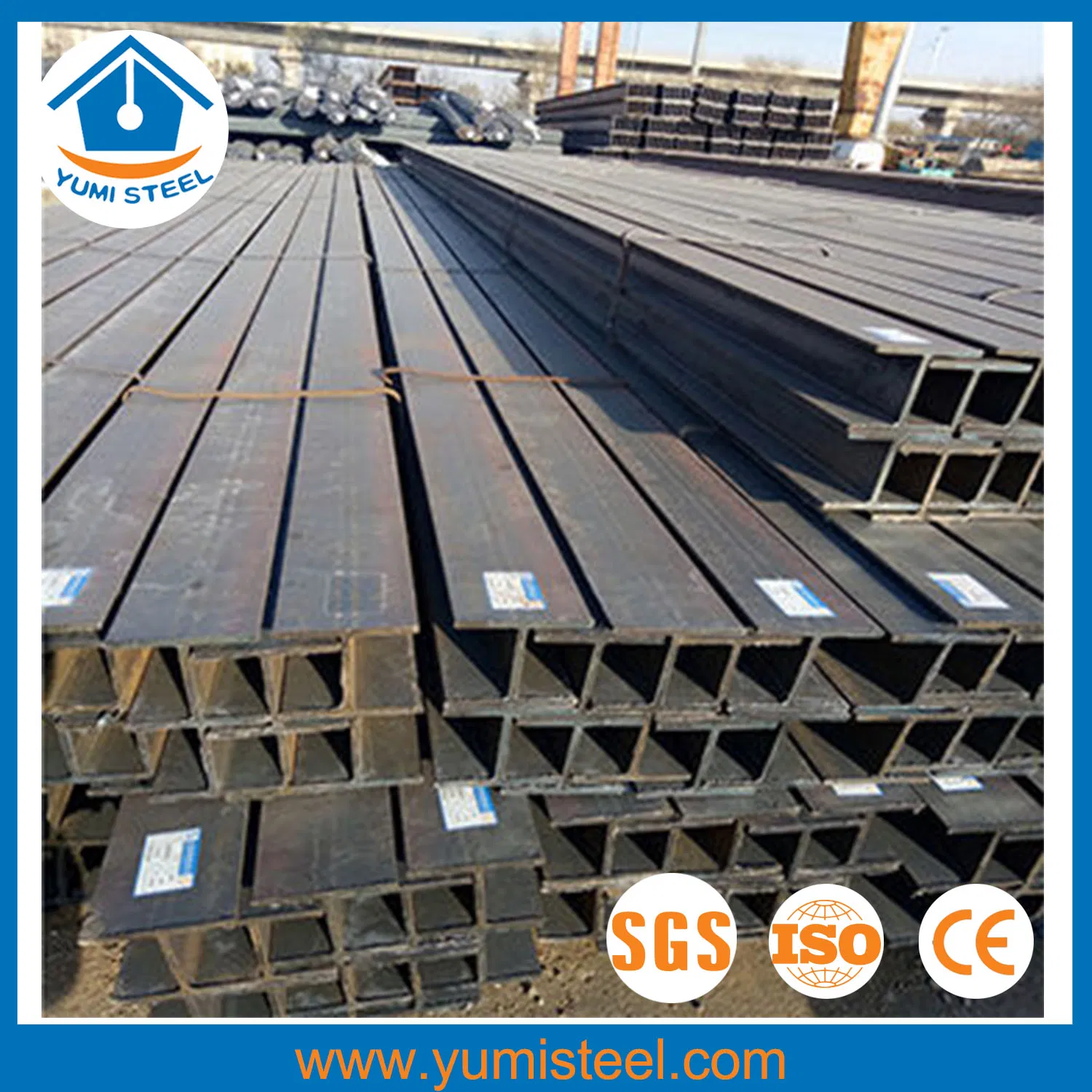 Hot Rolled I / H Beams Hight Strength Industry Foof