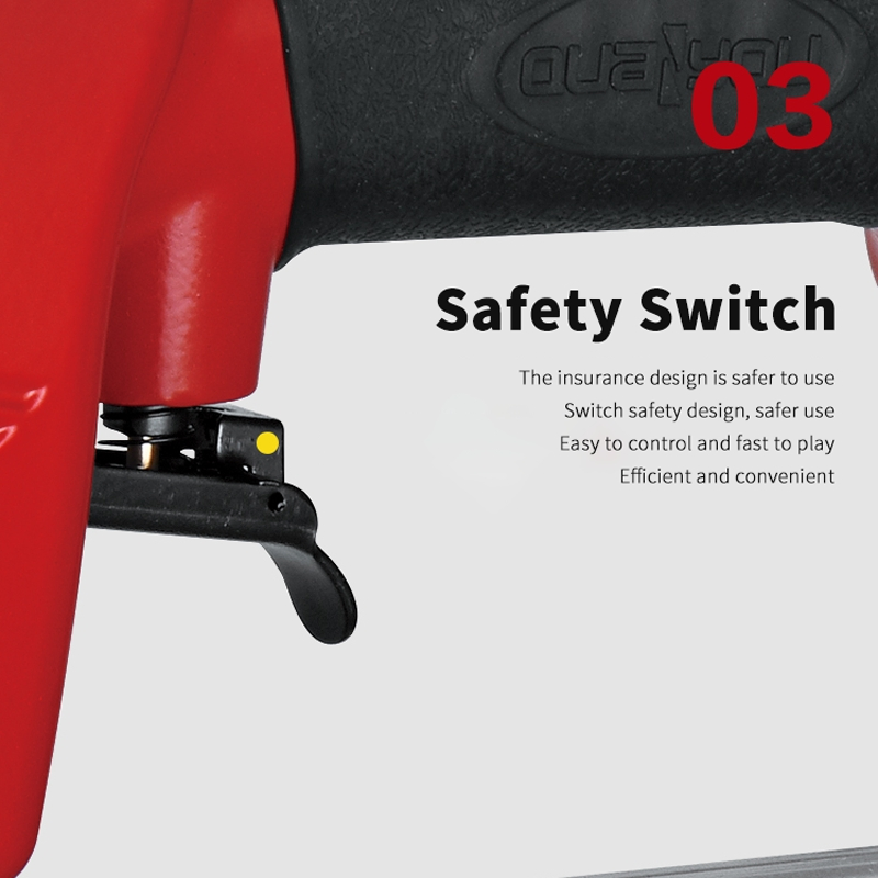 Qy-T50 100PCS 20-50mm 114psi Powerful Gas Nail Gun Pneumatic Nailer