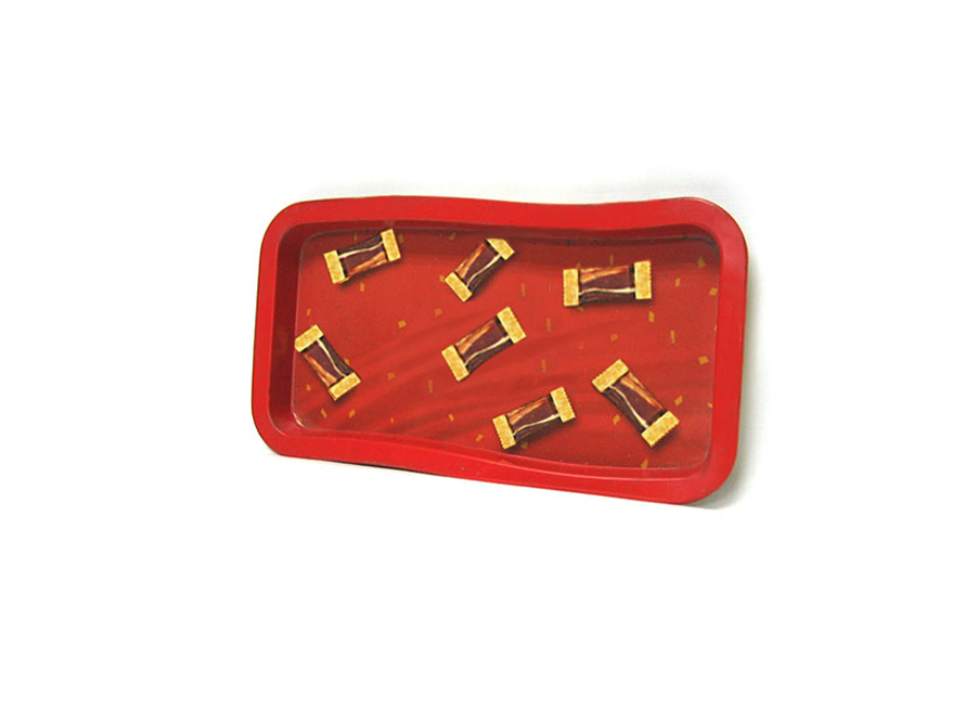 Vintage Style New Design Outdoor Food Metal Tray Antique Wood Wedding Decorative Cake Storage Trays