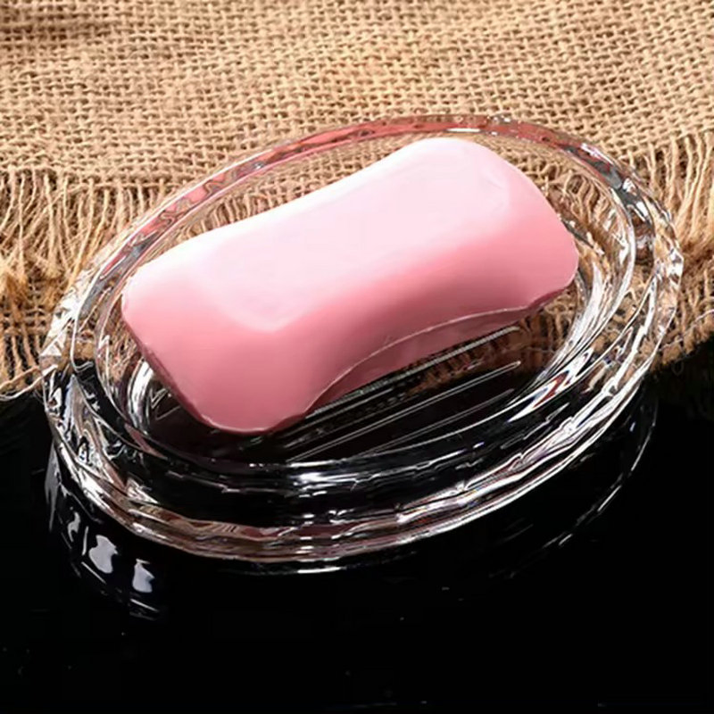 Прямоугольная стеклянная мыльница CI27233