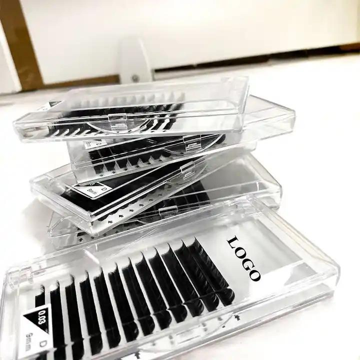 Cc L D C Dd Classic Lash Extensions Trays Custom Your Own Logo Wholesale Individual Eyelash by Soft Korean Silk Lash Extensions