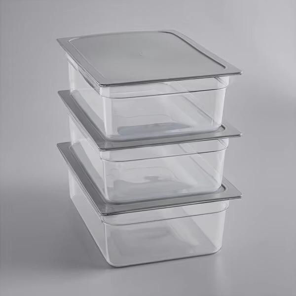 Catering Equipment PP Food Containers Fruit Buffet Serving Gastronorm Pan Gn Pans Vegetable Fruit Food Storage Box