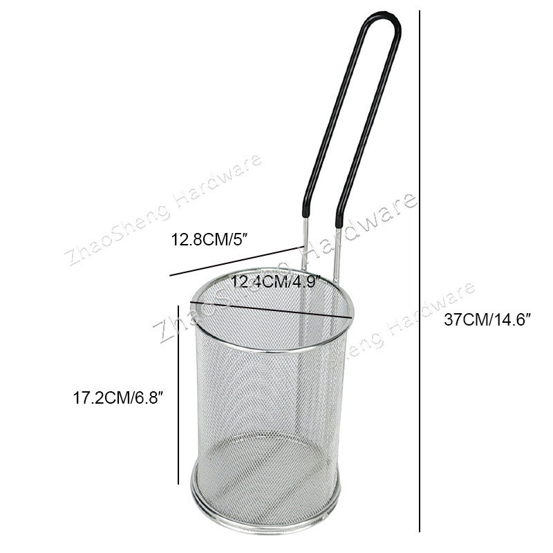 Round Pasta Strainer Blanching Basket for Blanching Vegetables Cooking Reheating Noodles