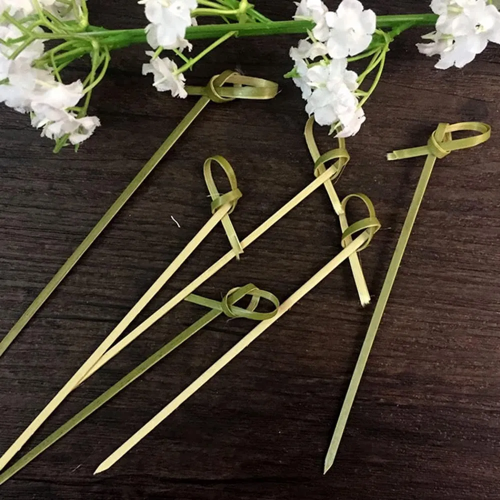 Bamboo Multi - Functional Picks - a Convenient Choice for Fruits, Snacks and Cocktails