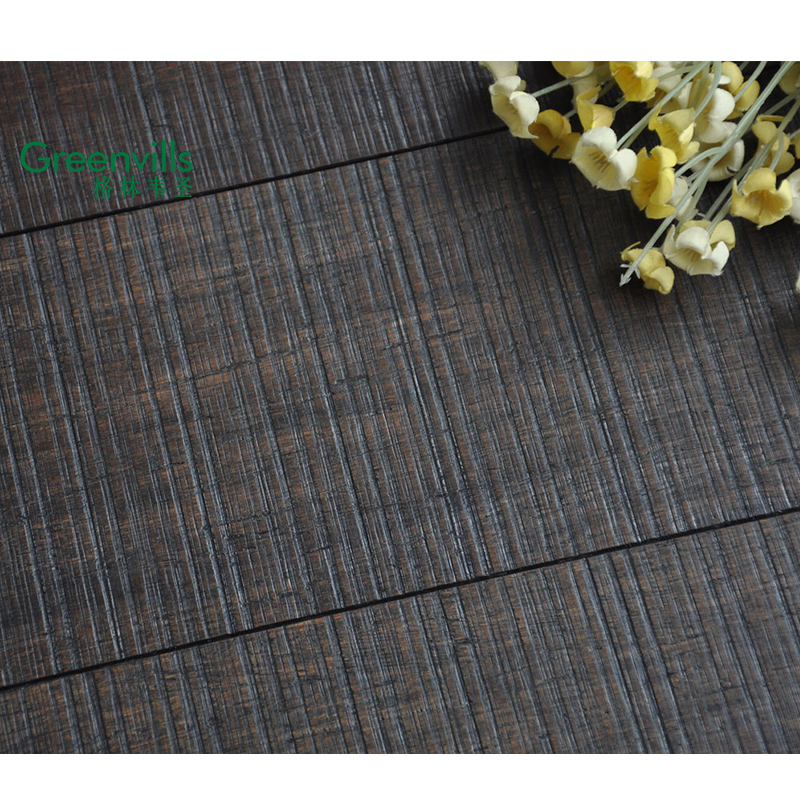 Паркетная доска из бамбука черного цвета, 14 мм