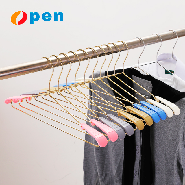 Windproof and Anti-off High-End Metal Clothes Hangers, Functional Clothes Metal Clothes Hanger