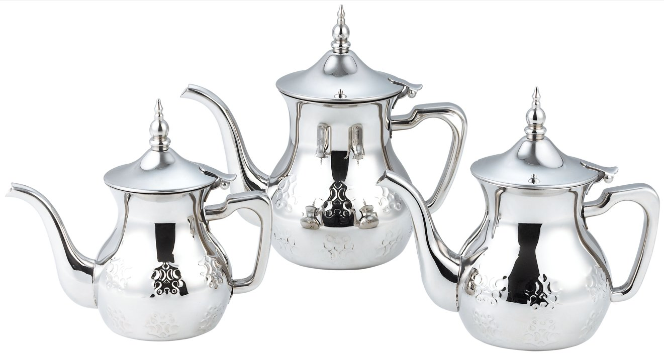 New Style Coffee Kettle Vintage Teapot Moroccan Styles Stainless Steel Coffee Tea Pot