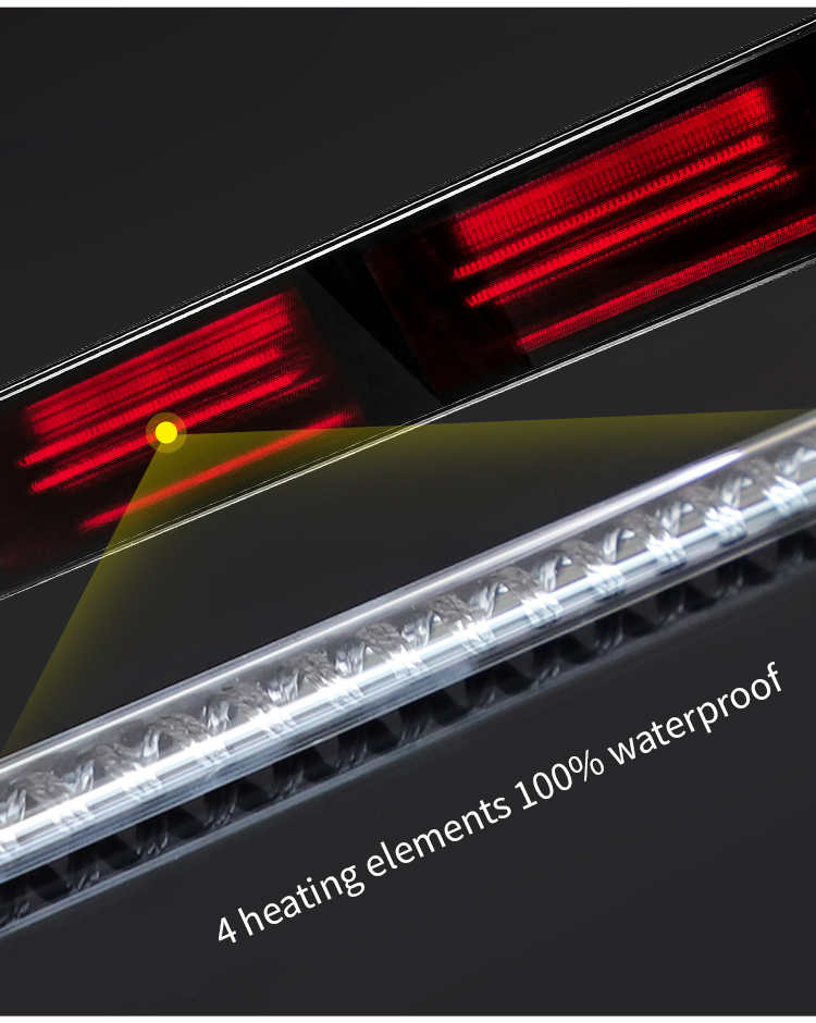 Manufacturer 2200watt Energy Efficient Glass Digital Ceramic Heater