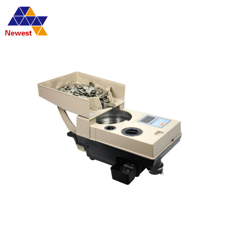 Desktop 2500 Coins Per Minute LED Display Coin Counter & Sorter