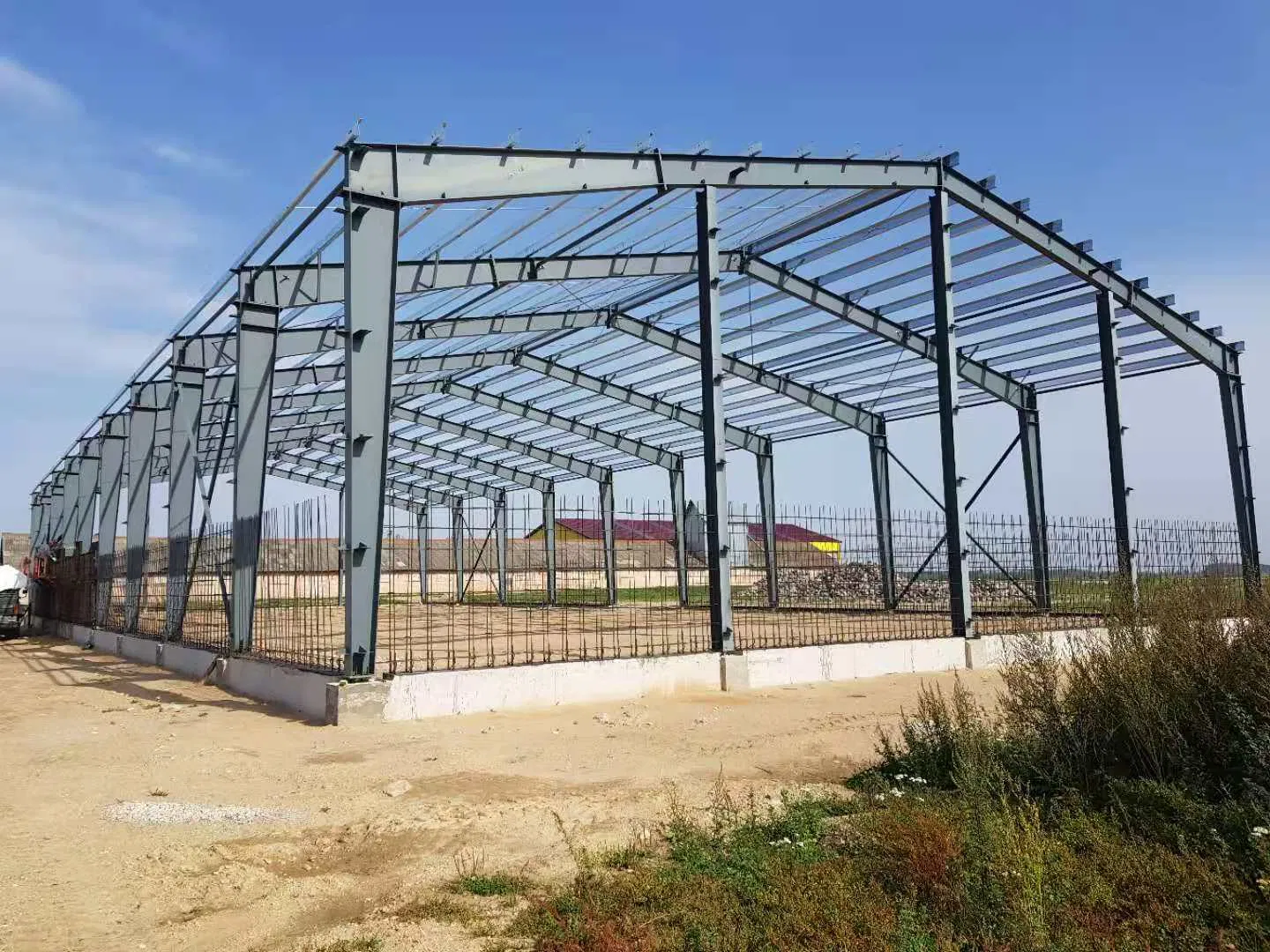 Raw Material Cold Storage Finshed Goods Warehouse, Steel Structure Shed