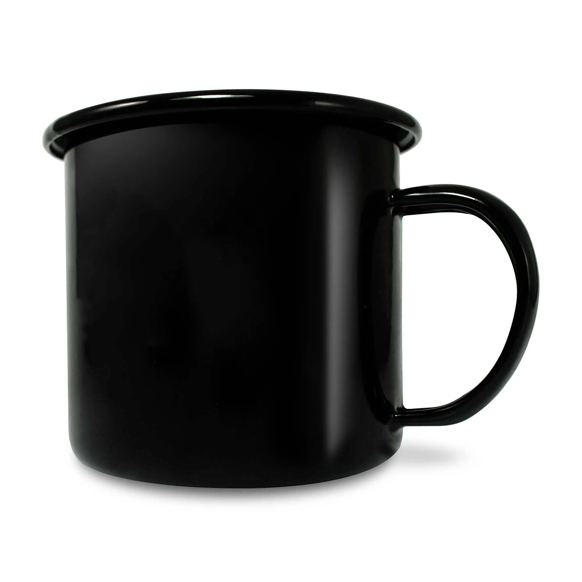 Custom Sublimation 300ml Enamel Mugs Coffee Cup Camping Mug Outdoor Cup with Logo S/Srim