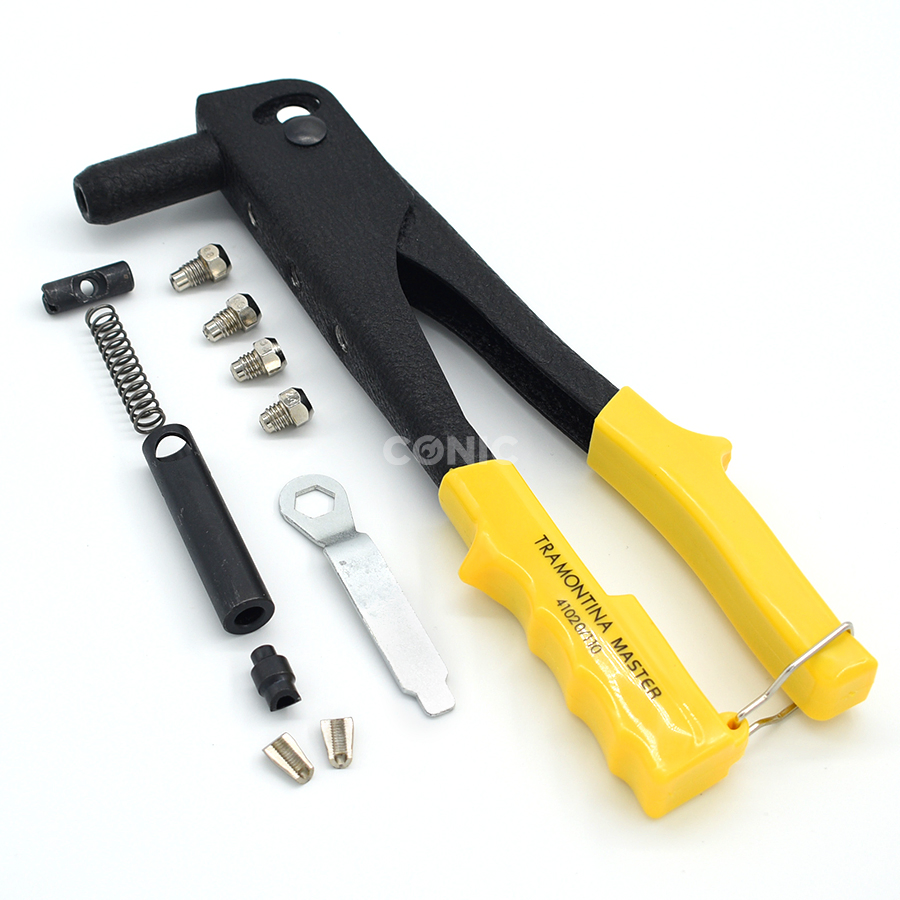 10" Carbon Steel 2.4-4.8mm Hand Riveter, Rivet Gun