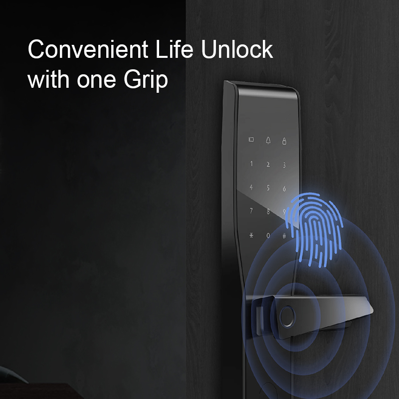 WiFi Digital Card Security Safe Electronic Lock Fingerprint Remote Control Smart Door Lock Hotel Door Lock Intelligent Door Lock