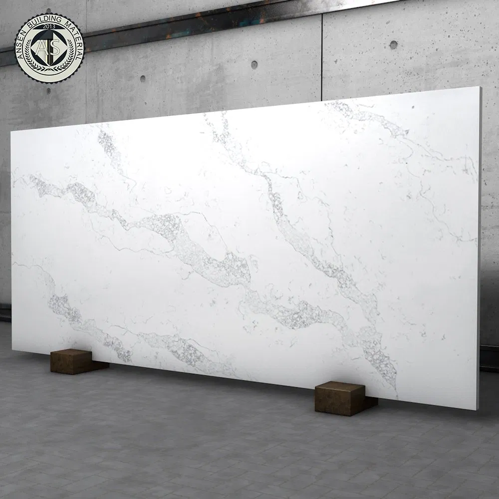 Factory Manufacture Customize White/Black/Grey/Marble/Quartz Stone Kitchen Bathroom Eased/Laminate Bar Vanity Island Table Work Countertops
