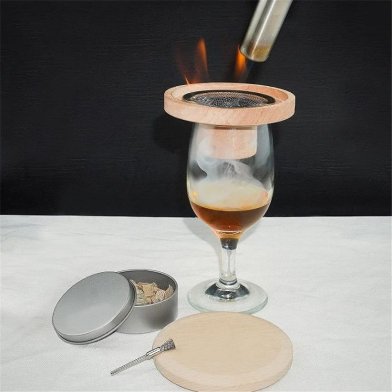 Wood Cocktail Smoker Kit