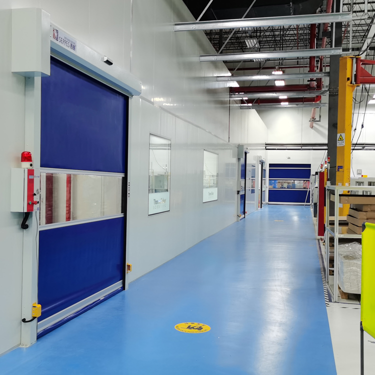 Export Singapore Roll up Fast Action PVC Roller Shutter Rapid Door