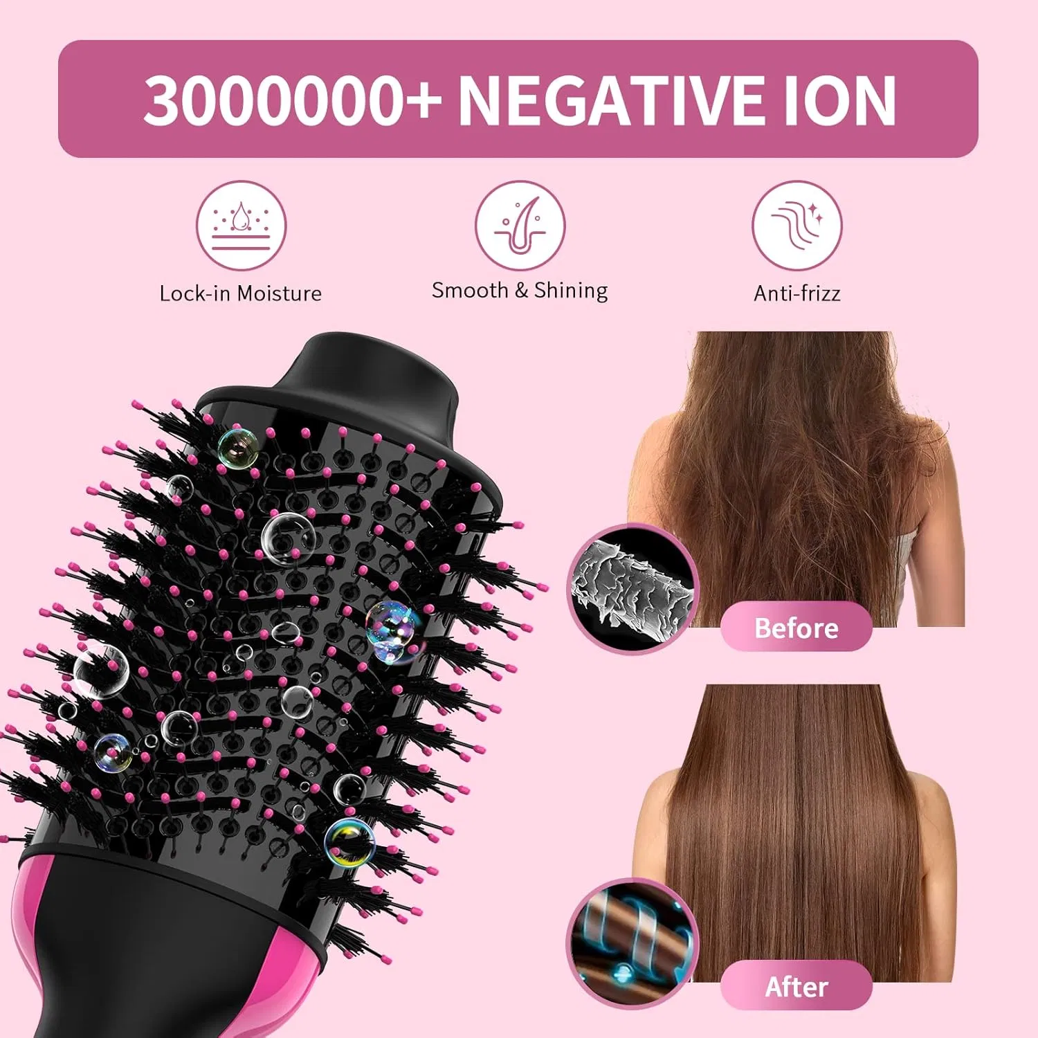 Hair Dryer and Styler Volumizer Hair Dryer Brush Blow Dryer Brush