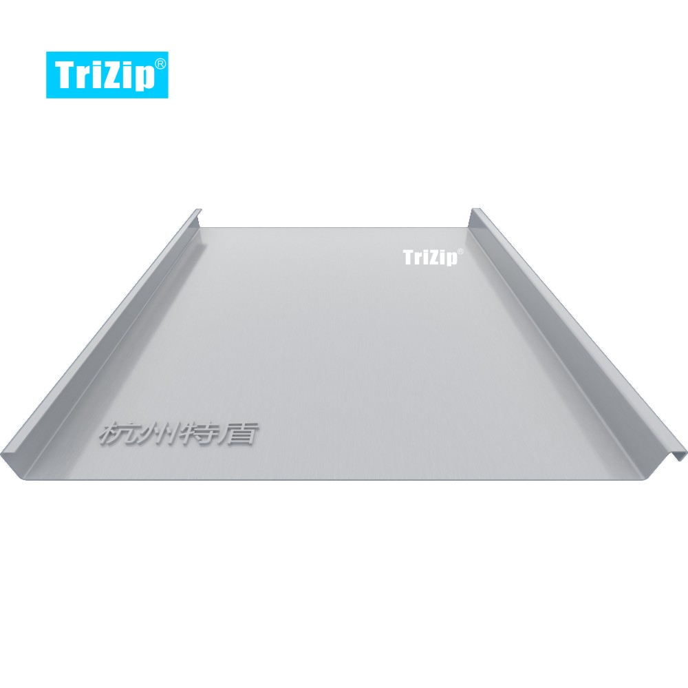 Triseam Rheinzink Titanium Zinc Double Lock Standing Seam Roofing Sheet, Wall Panel Triseam25-430