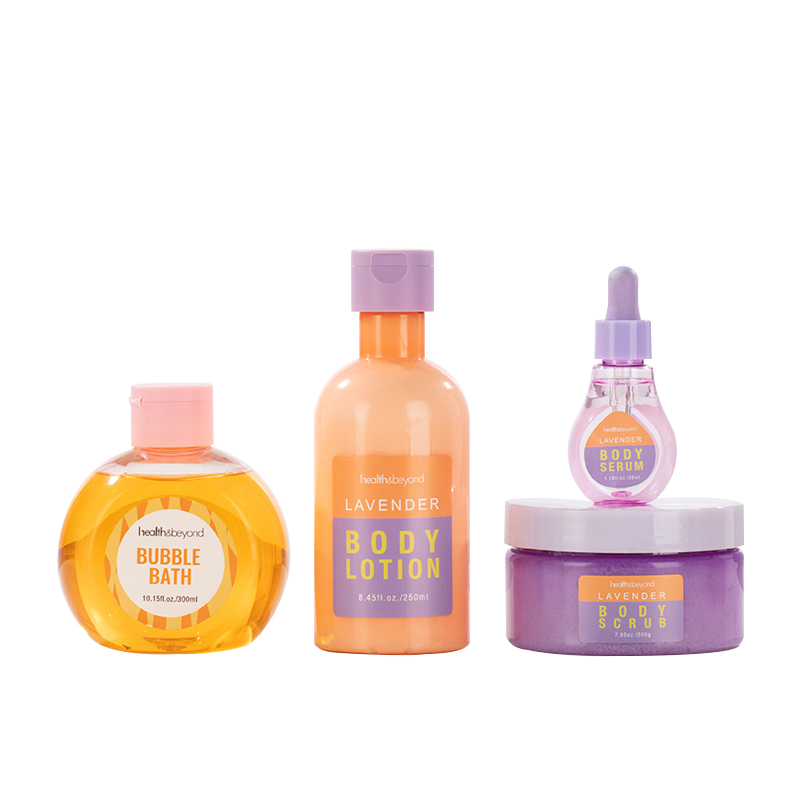Private Brands Super Glow Body Lotion Srcrub Shimmer Natural Bath Gift Shower Set
