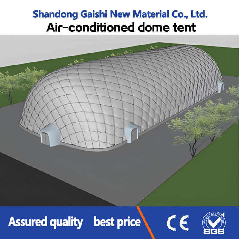 Customization Large Inflatable PVDF Membrane Structure Air Dome Coal Storage Shed Tent