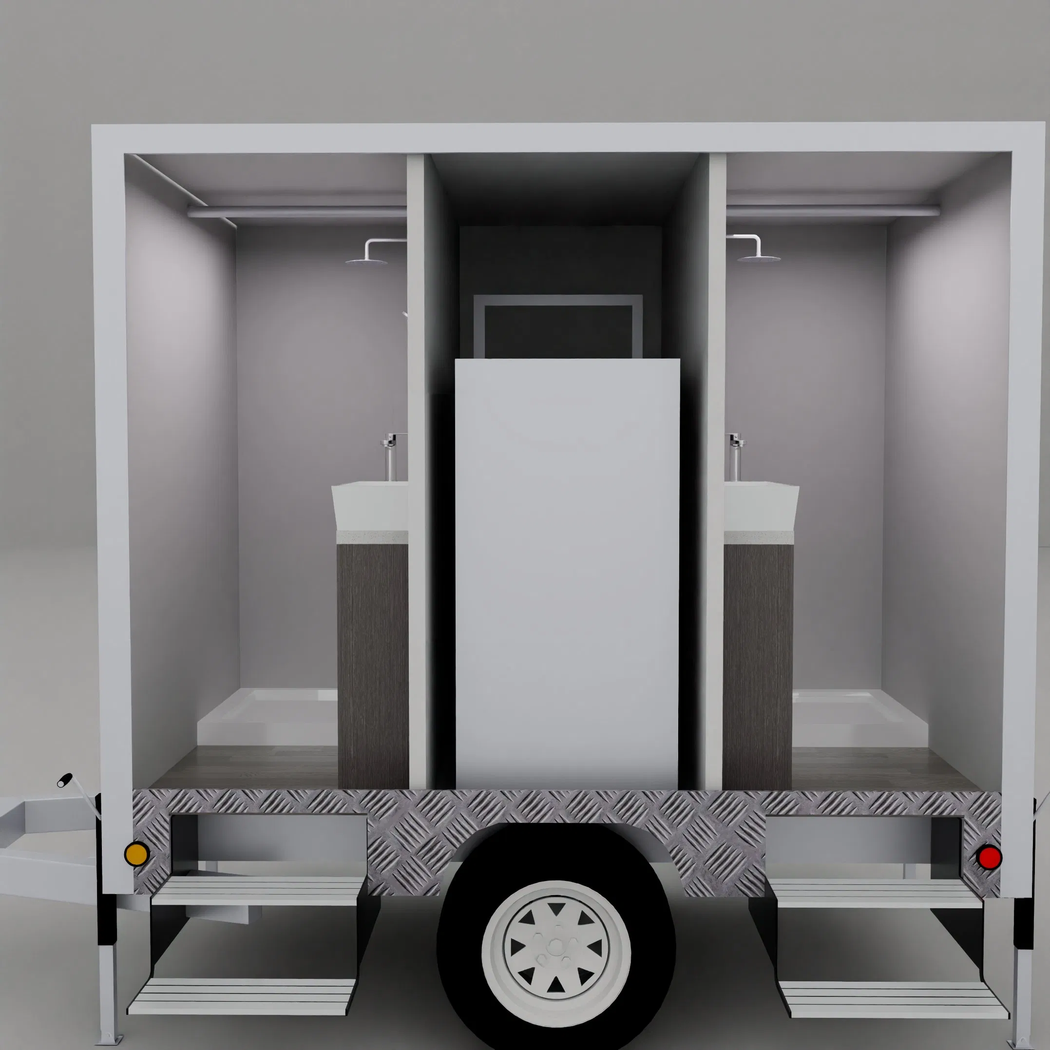 Camping Portable Restroom Trailer Eco-Friendly Mobile Washroom for Outdoor Trips