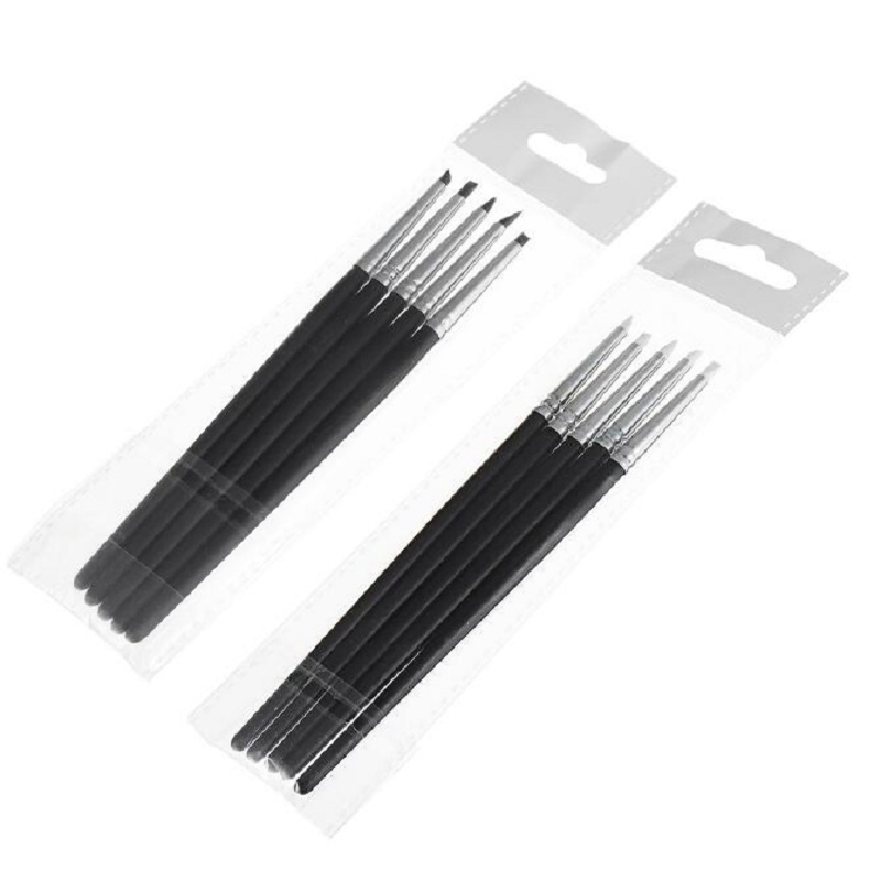 Dental Lab Ceramic Porcelain Brush Pen Plastic Material Silicone Brush Pen