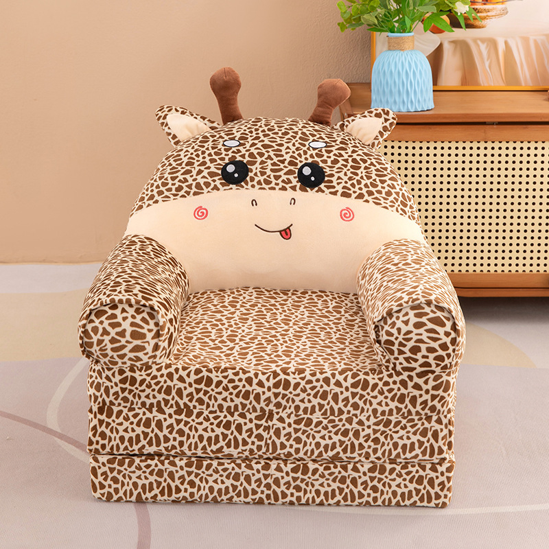 Best Gift Cartoon Cute Children's Lazy Seat Fold-out Sofa Bed