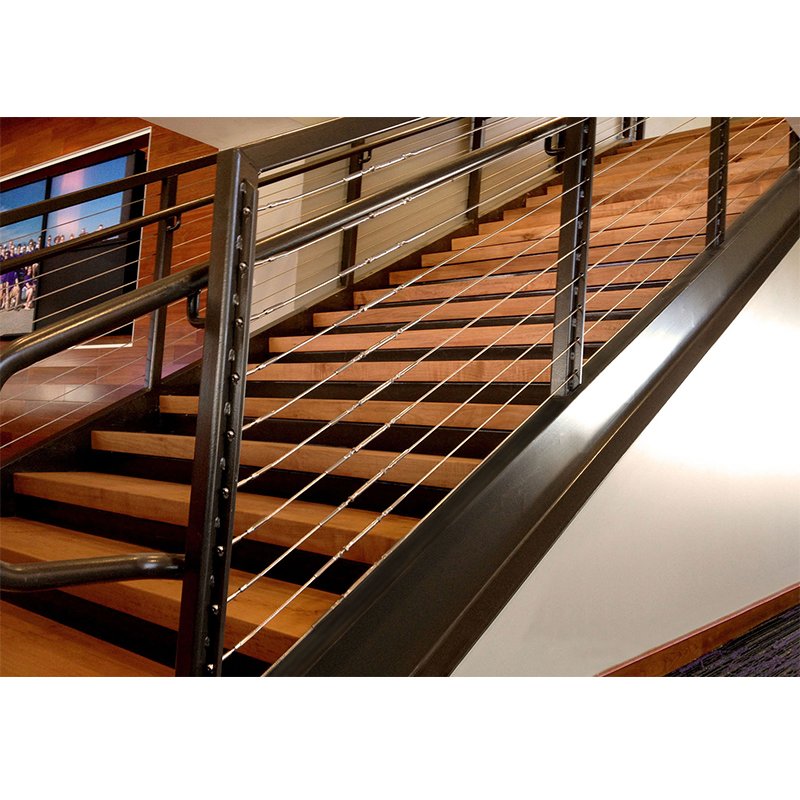 Decorative Wrought Iron Railings with Solid Rod Bar Design Terrace Baluster Railing