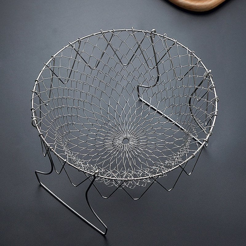 Stainlesssteel Air Fryer Mesh Basket and Tray
