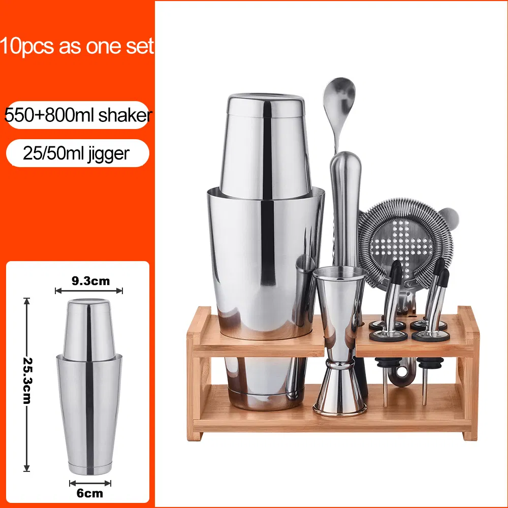 Perfect Home Bartending Kit and Cocktail Shaker Set for a True Drink Mixing Experience