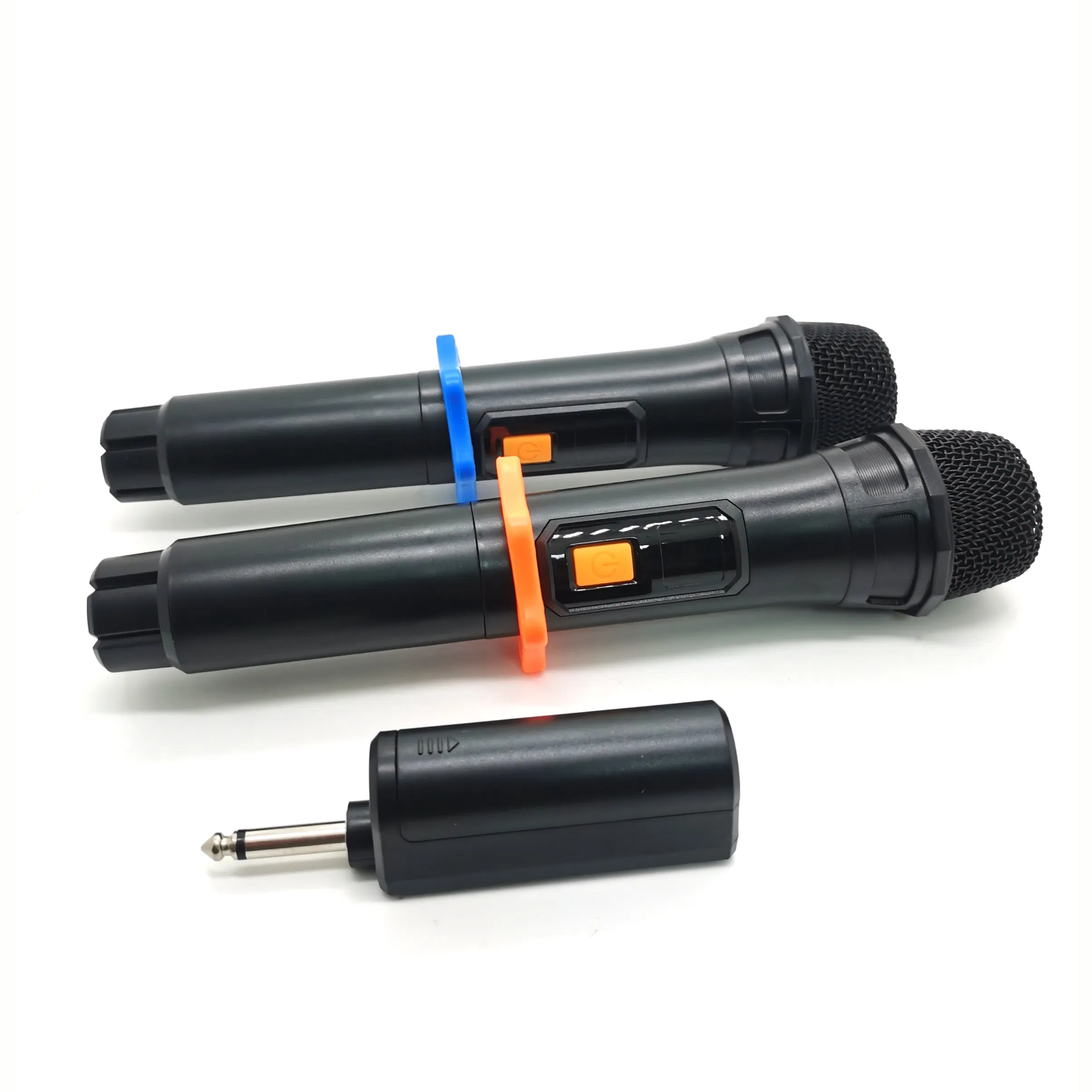 2.4G Wireless Microphone,Dual Microphones for Karaoke, Wireless Dynamic Microphone with Rechargeable Receiver,Plug and Play,Suitable for Speech, Wedding, Church