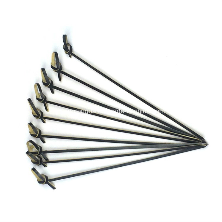 Disposable Cocktail Party Looped Bamboo Picks