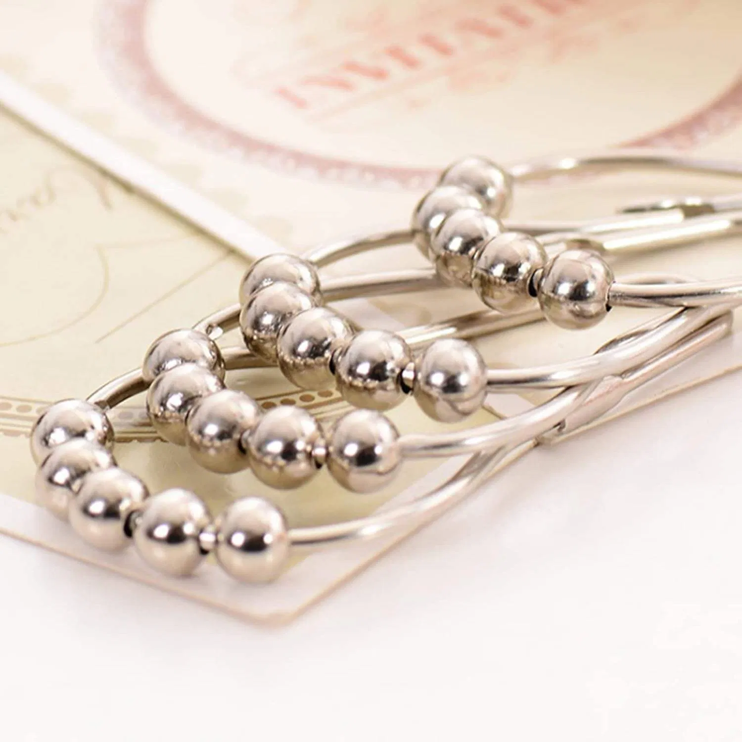 Hot Sale Metal Curtain Hanger Curtain Hooks Metal Bathroom Curtain Hooks