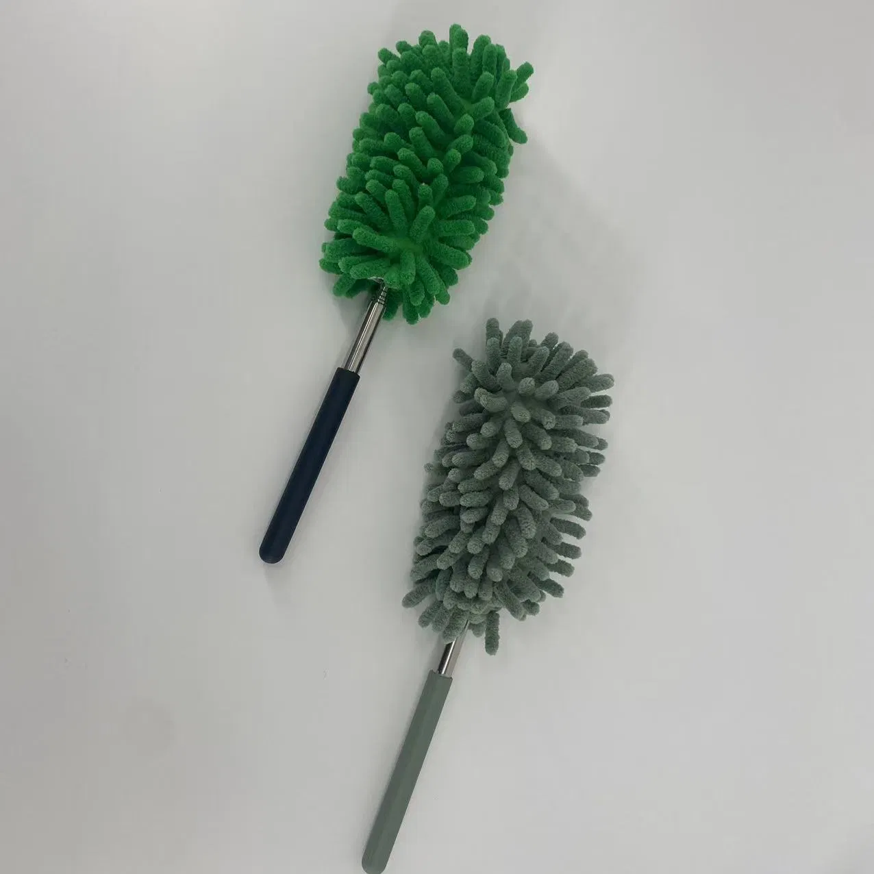 Home Cleaning Mini Chenille Duster with Stainless Steel Handle Microfiber Duster for Cleaning, Clean up Hand Washable Dusters