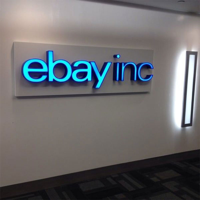 Waterproof Outdoor Frontlit Acrylic Illuminated Store Signboard Sign