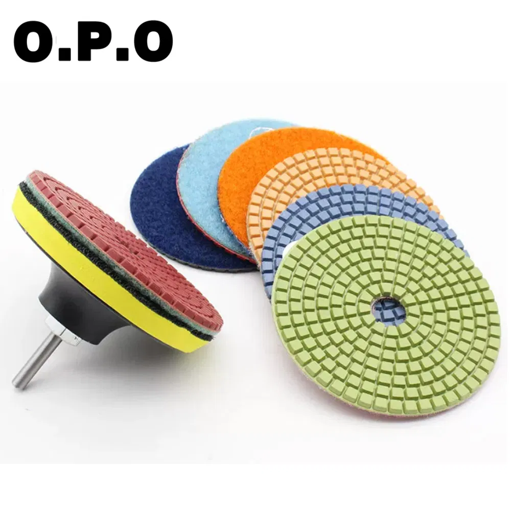 Алмазный гибкий шлифовальный диск для камня и мрамора