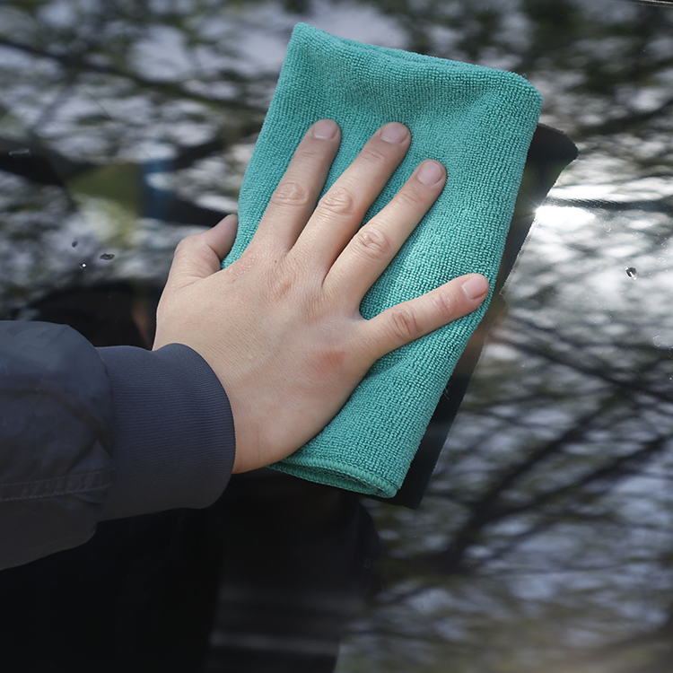 Highly Absorbent Kitchen Dish Cloths Lint Free Microfiber Cleaning Rag Cloth Custom