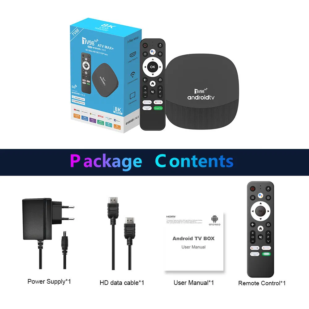 TV Box Android 14.0 Allwinner H313 2GB/8GB