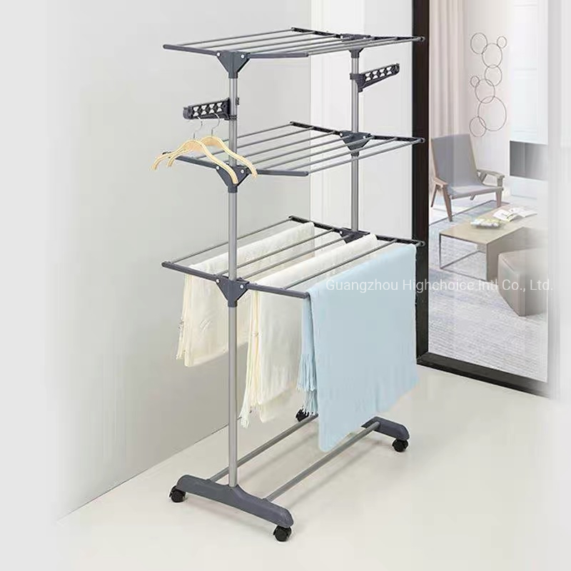 Three Layer Garment Rack for Household