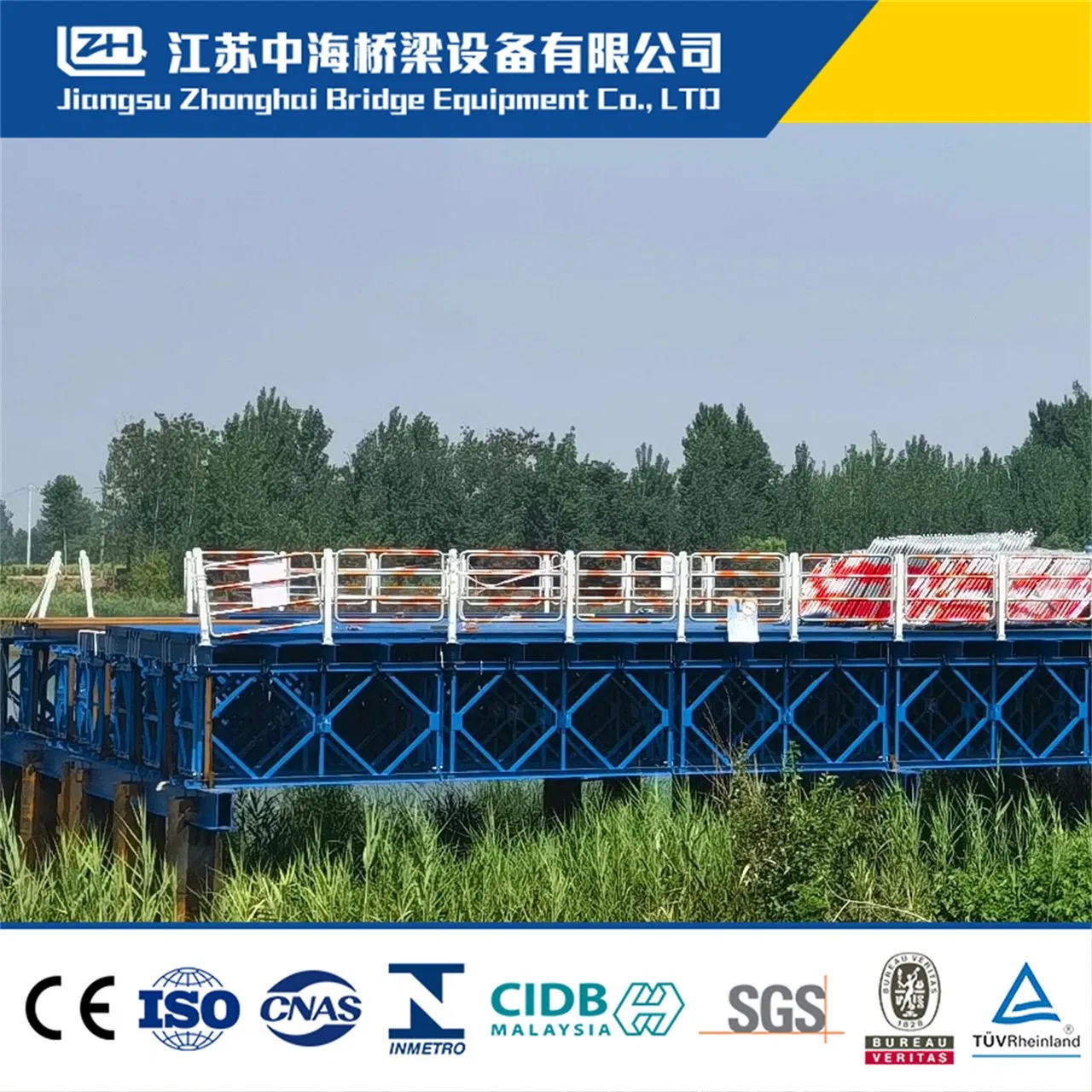 Large Steel Span Bridge for Cross-River and Cross-Valley Projects