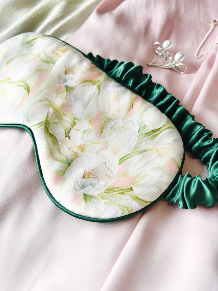 Double Side Mulberry Silk Eyemask Breathable Skin-Friendly