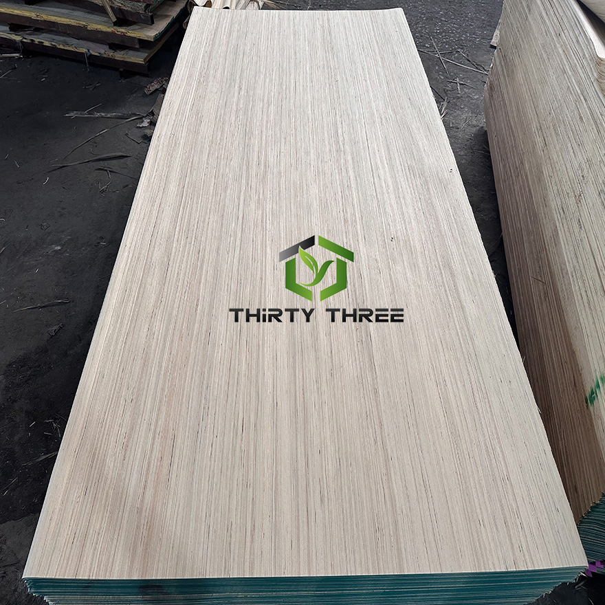Best Price Recon Poplar Veneer Wood Veneer for India Market with Good Quality